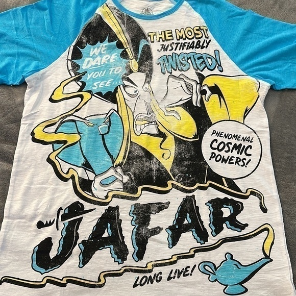 Disney Parks Exclusive Jafar T-Shirt - Disney Villains Graphic Tee - Size Medium - Picture 2 of 4